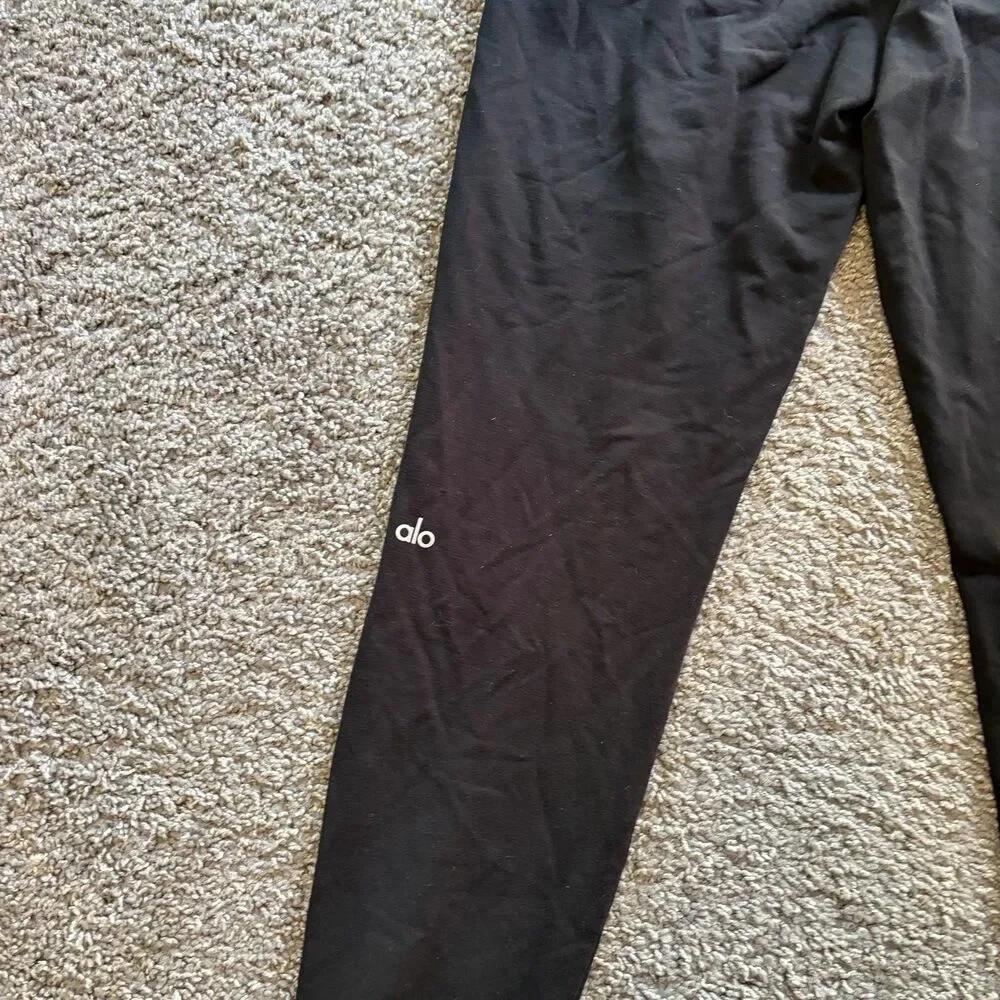 Alo Yoga Joggers Sweatpants Black Stretch Womens Size XS